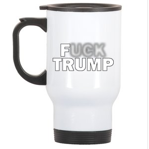 F Trump Blurry Logo Stainless Steel Travel Mug