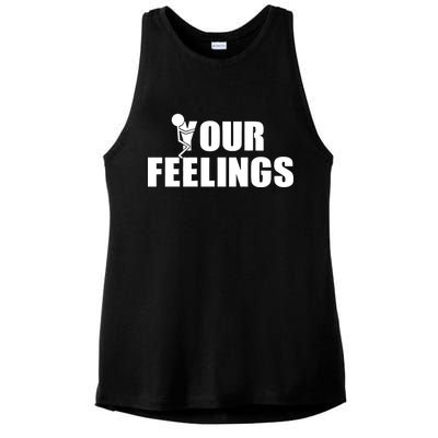 F Your Feelings Ladies PosiCharge Tri-Blend Wicking Tank