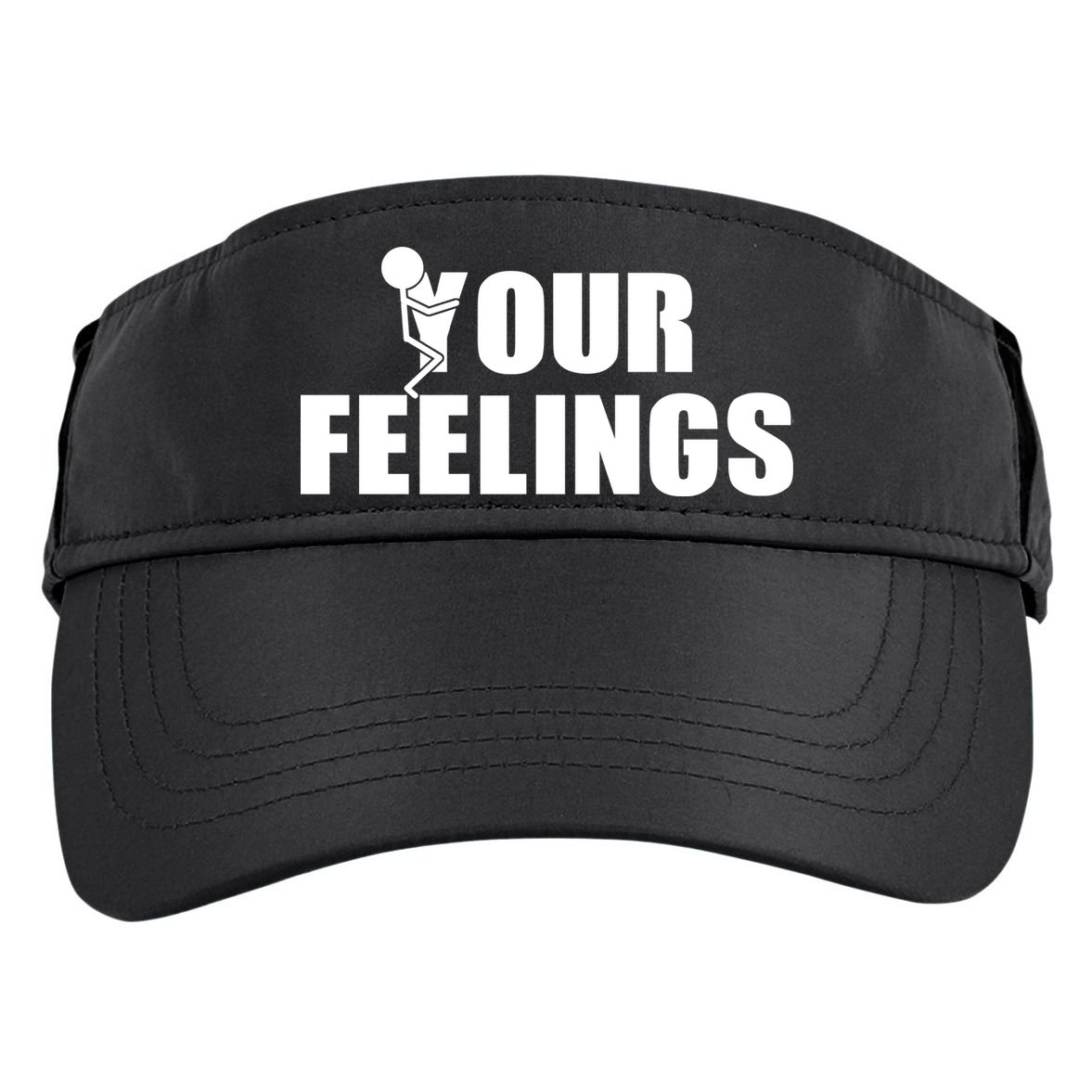 F Your Feelings Adult Drive Performance Visor
