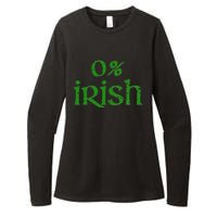 Funny 0 Irish For Saint Patrick's Day Womens CVC Long Sleeve Shirt