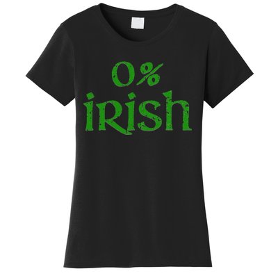 Funny 0 Irish For Saint Patrick's Day Women's T-Shirt