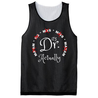 Funny 0zdl ItS Miss Ms Mrs Dr Actually Doctor Appreciation Mesh Reversible Basketball Jersey Tank