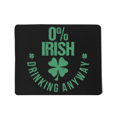 Funny 0 Irish Pub Shamrock St Patricks Day Mousepad