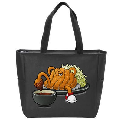 Fudes! 001 Kosuke The Katsu Character Zip Tote Bag