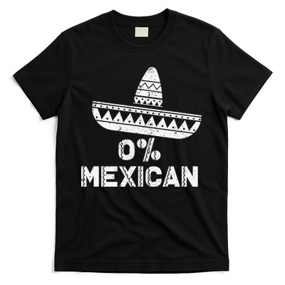 Funny 0 Mexican With Sombrero For Cinco De Mayo T-Shirt