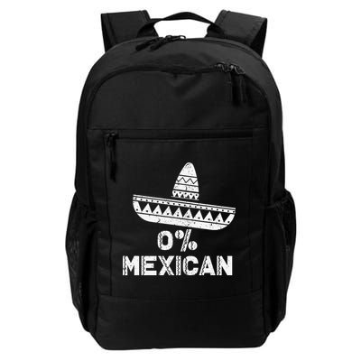 Funny 0 Mexican With Sombrero For Cinco De Mayo Backpack