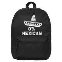 Funny 0 Mexican With Sombrero For Cinco De Mayo 16 in Basic Backpack