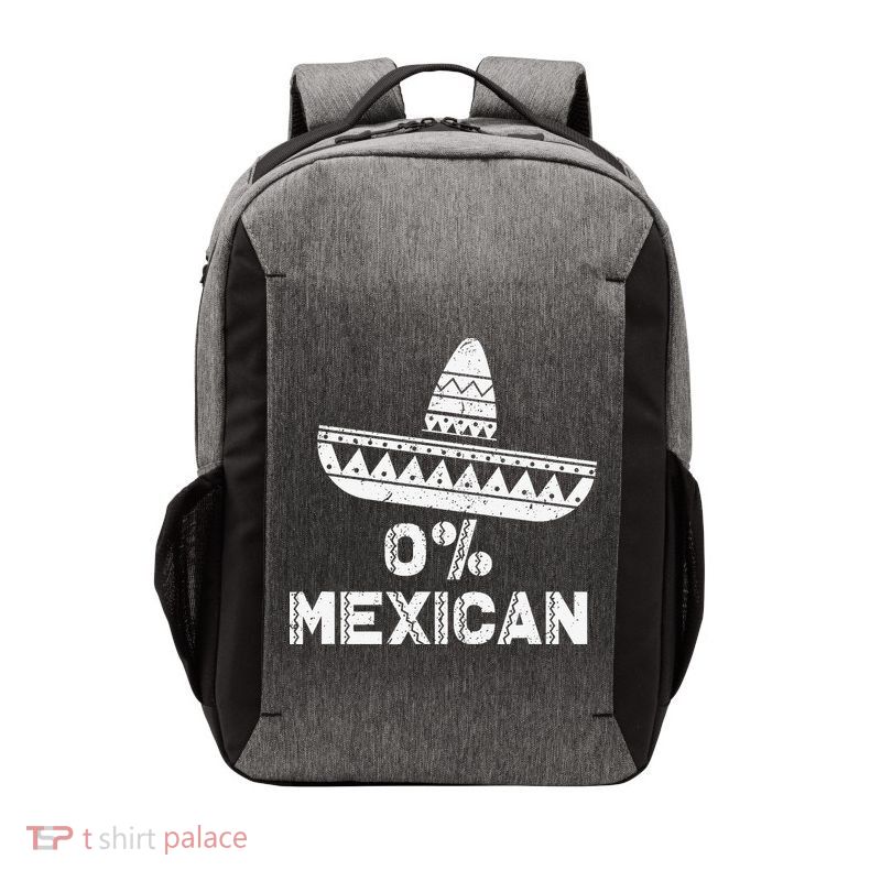 Funny 0 Mexican With Sombrero For Cinco De Mayo Vector Backpack