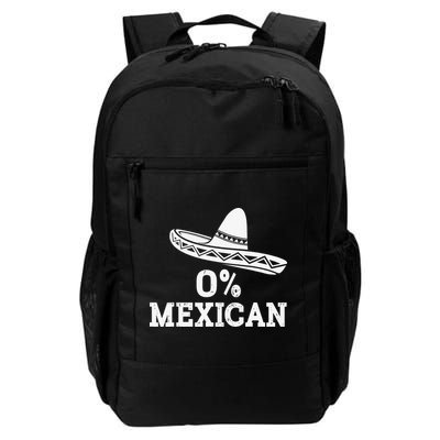 Funny 0 Mexican With Sombrero For Cinco De Mayo Backpack
