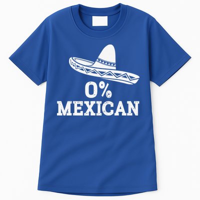 Funny 0 Mexican With Sombrero For Cinco De Mayo Tall T-Shirt