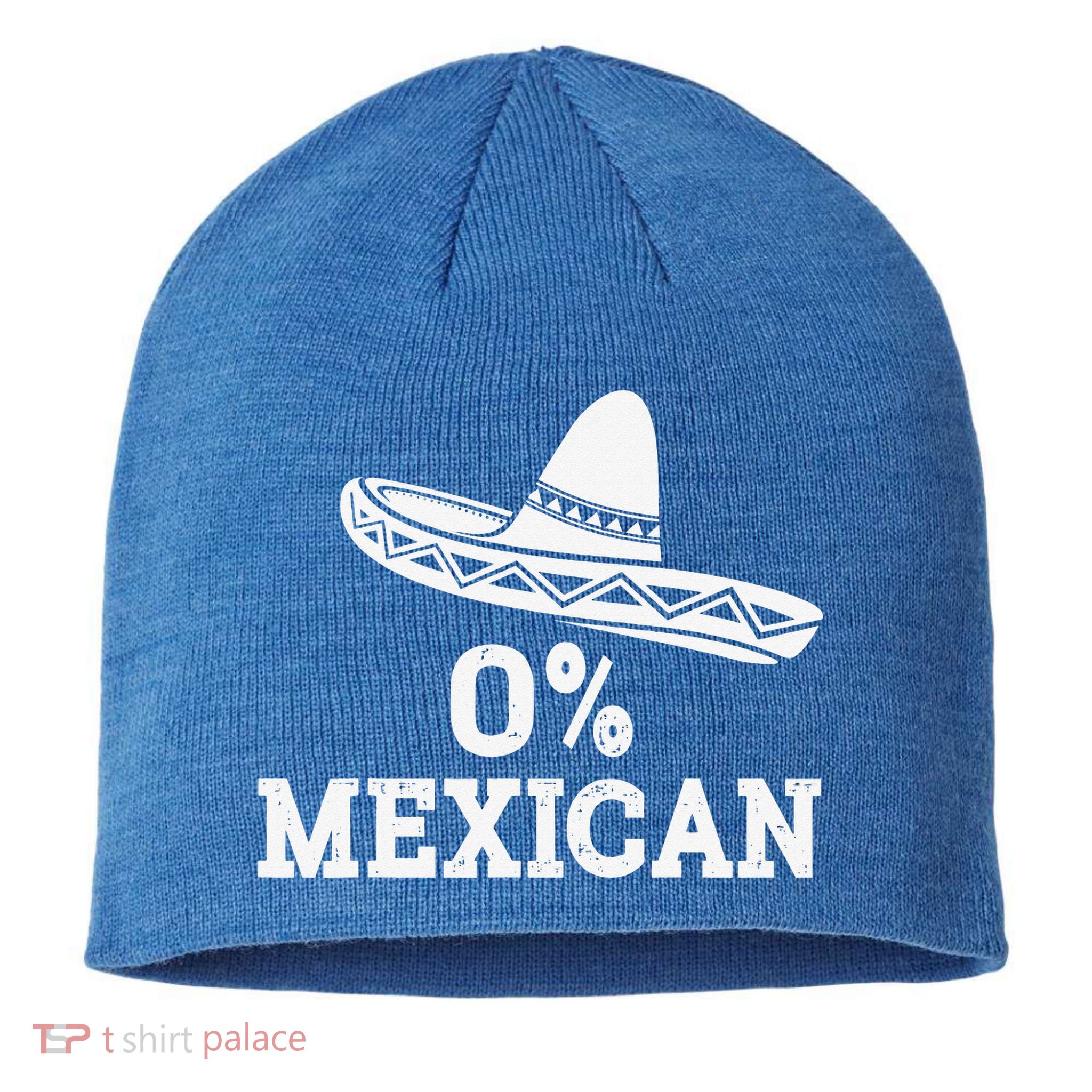 Funny 0 Mexican With Sombrero For Cinco De Mayo Sustainable Beanie