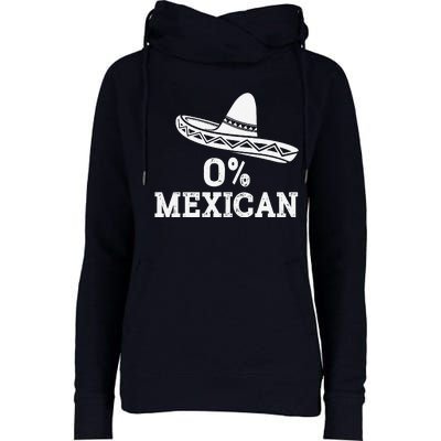 Funny 0 Mexican With Sombrero For Cinco De Mayo Costume Womens Funnel Neck Pullover Hood