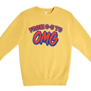 From 0.5 To Omg New York Premium Crewneck Sweatshirt