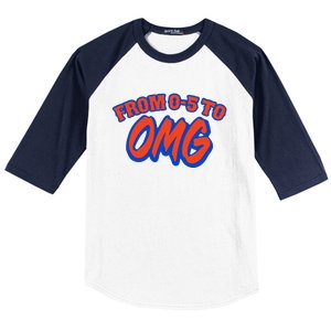 From 0.5 To Omg New York Baseball Sleeve Shirt