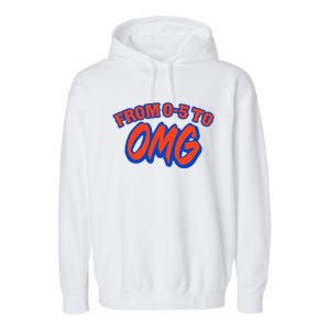 From 0.5 To Omg New York Garment-Dyed Fleece Hoodie