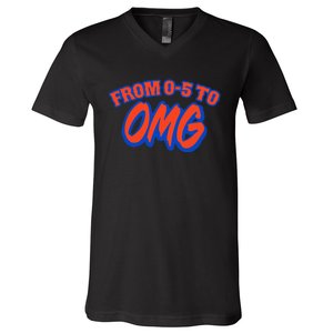 From 05 To Omg New York V-Neck T-Shirt