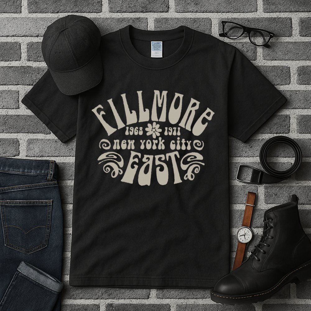 Fillmore 1968 1971 New York City East Embody Peace & Love Tall T-Shirt