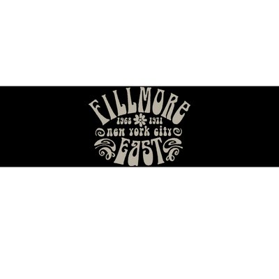 Fillmore 1968 1971 New York City East Embody Peace & Love Bumper Sticker