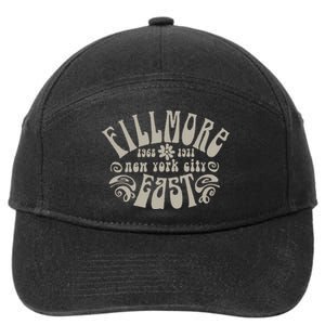 Fillmore 1968 1971 New York City East Embody Peace & Love 7-Panel Snapback Hat