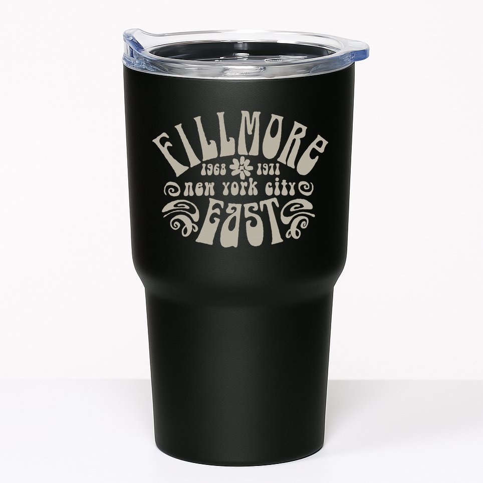 Fillmore 1968 1971 New York City East Embody Peace & Love Tumbler
