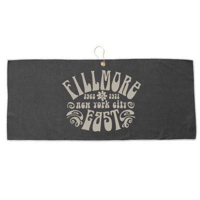 Fillmore 1968 1971 New York City East Embody Peace & Love Large Microfiber Waffle Golf Towel