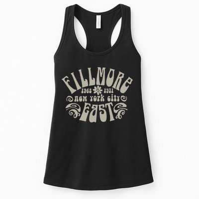 Fillmore 1968 1971 New York City East Embody Peace & Love Womens Tank Top