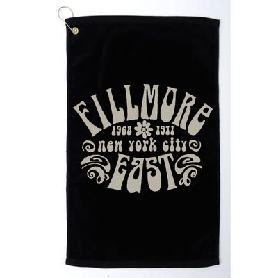 Fillmore 1968 1971 New York City East Embody Peace & Love Golf Towel
