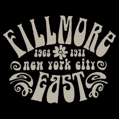 Fillmore 1968 1971 New York City East Embody Peace & Love T-Shirt