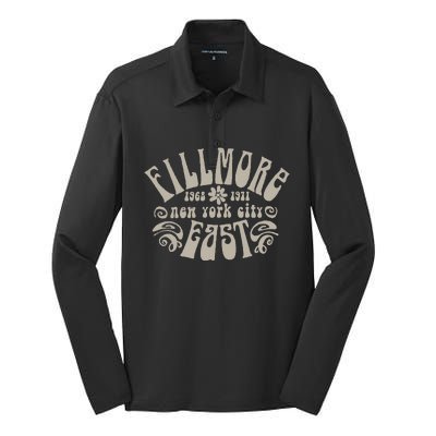 Fillmore 1968 1971 New York City East Embody Peace & Love Silk Touch Performance Long Sleeve Polo