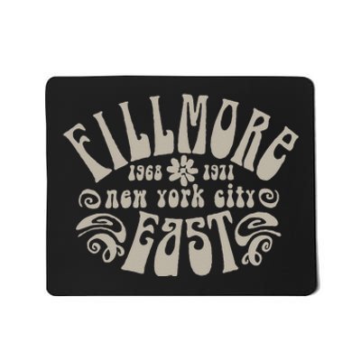 Fillmore 1968 1971 New York City East Embody Peace & Love Mousepad