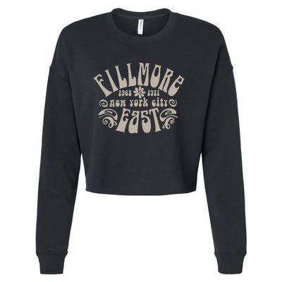 Fillmore 1968 1971 New York City East Embody Peace & Love Cropped Pullover Crew