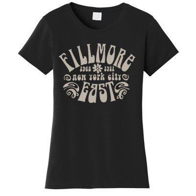 Fillmore 1968 1971 New York City East Embody Peace & Love Women's T-Shirt