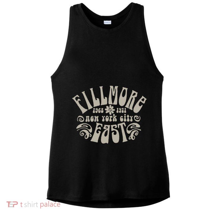 Fillmore 1968 1971 New York City East Embody Peace & Love Fillmore 1968 1971 Ladies PosiCharge Tri-Blend Wicking Tank