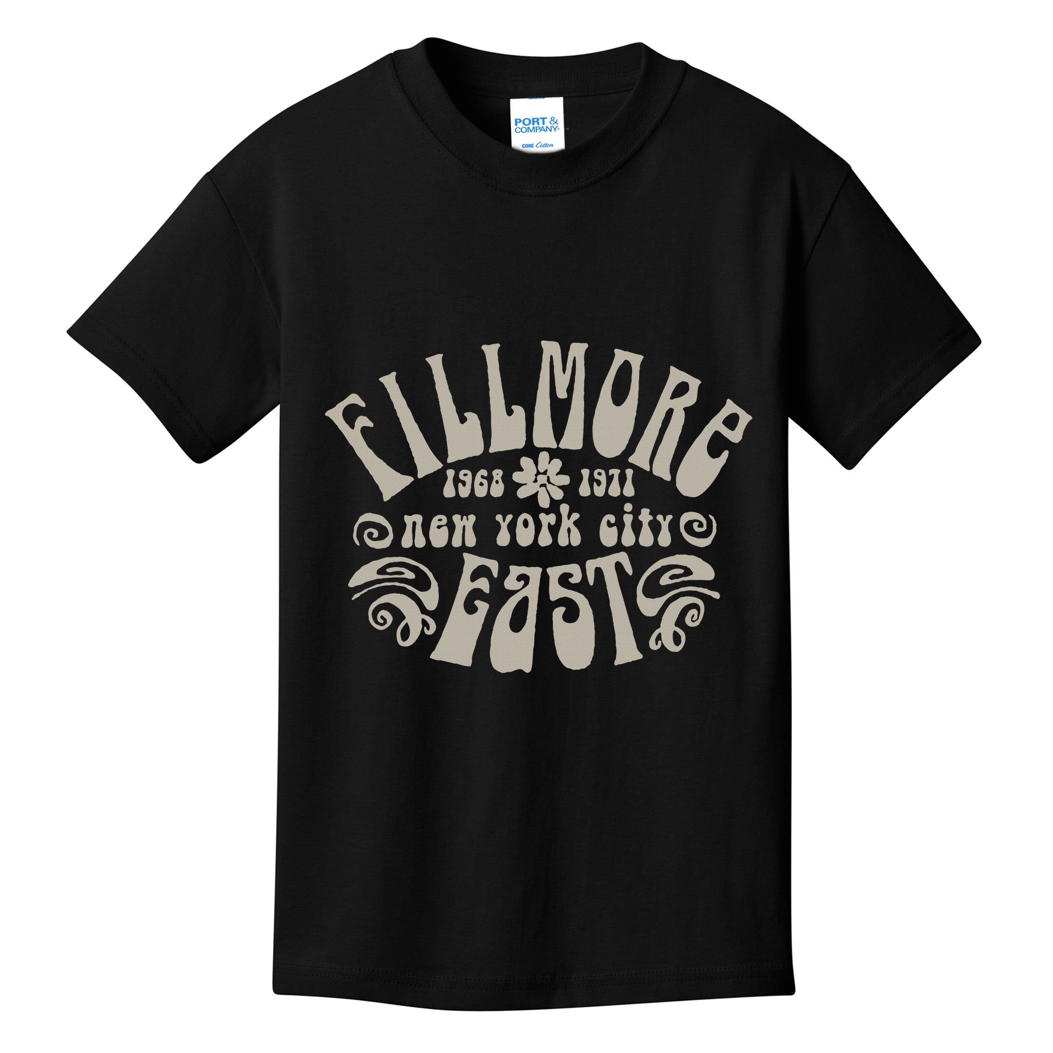 Fillmore 1968 1971 New York City East Embody Peace & Love Fillmore 1968 1971 Kids T-Shirt