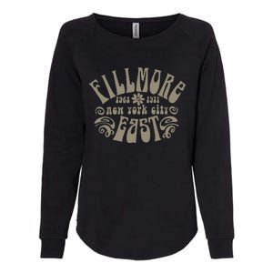 Fillmore 1968 1971 New York City East Embody Peace & Love Womens California Wash Sweatshirt