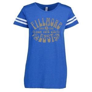 Fillmore 1968 1971 New York City East Embody Peace & Love Enza Ladies Jersey Football T-Shirt