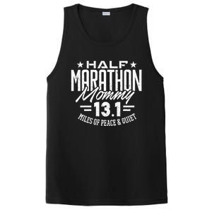 Funny 13 1 Half Marathon Mommy Tee Mother Mom Runner Gift PosiCharge Competitor Tank