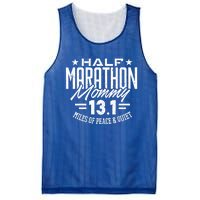 Funny 13 1 Half Marathon Mommy Tee Mother Mom Runner Gift Mesh Reversible Basketball Jersey Tank