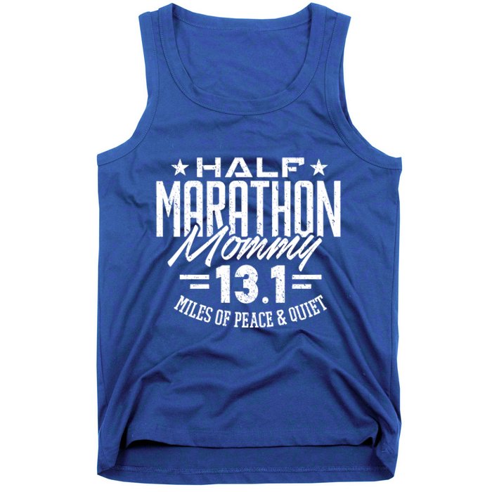 Funny 13 1 Half Marathon Mommy Tee Mother Mom Runner Gift Tank Top