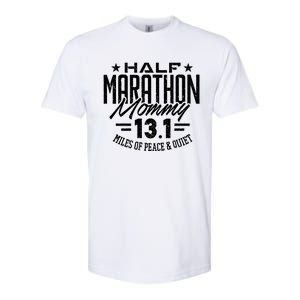 Funny 13 1 Half Marathon Mommy Tee Mother Mom Runner Gift Softstyle CVC T-Shirt