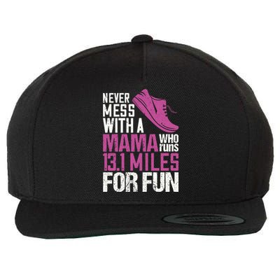 Funny 13 1 Half Marathon Running Training Runner Mom Gift Wool Snapback Cap