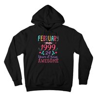 February 1999 24th Birthday Gift 24 Years Old Hoodie