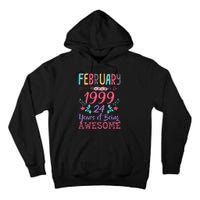 February 1999 24th Birthday Gift 24 Years Old Tall Hoodie