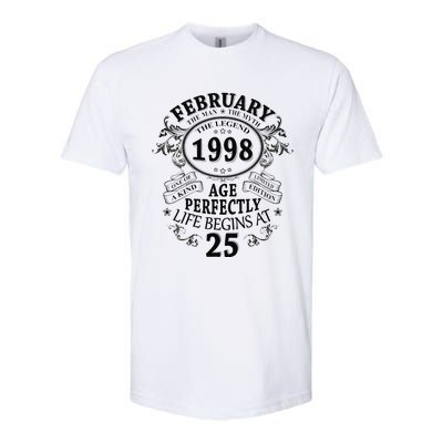 February 1998 25 Year Old Gift 25th Birthday Gifts For Softstyle® CVC T-Shirt