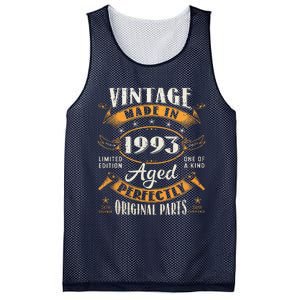 Funny 1993 30 Birthday Mesh Reversible Basketball Jersey Tank