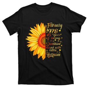 February 1978 45th Birthday Gift 45 Years Old T-Shirt