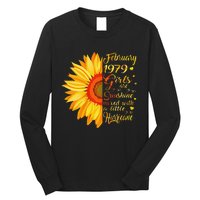 February 1979 44th Birthday Gift 44 Years Old Long Sleeve Shirt