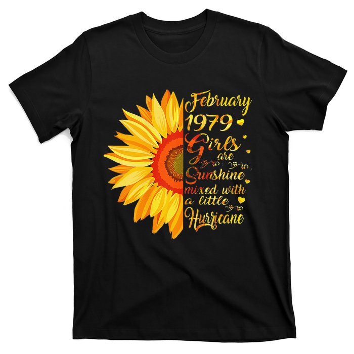 February 1979 44th Birthday Gift 44 Years Old T-Shirt