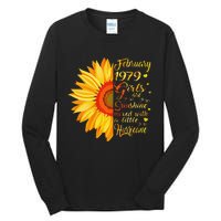 February 1979 44th Birthday Gift 44 Years Old Tall Long Sleeve T-Shirt