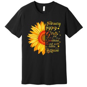 February 1979 44th Birthday Gift 44 Years Old Premium T-Shirt